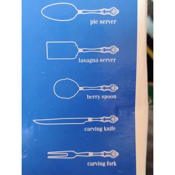 NEW IN BOX 12 Piece Vintage Hostess Set Wallace Glossy 18/10 Stainless Indonesia - Picture 14 of 14